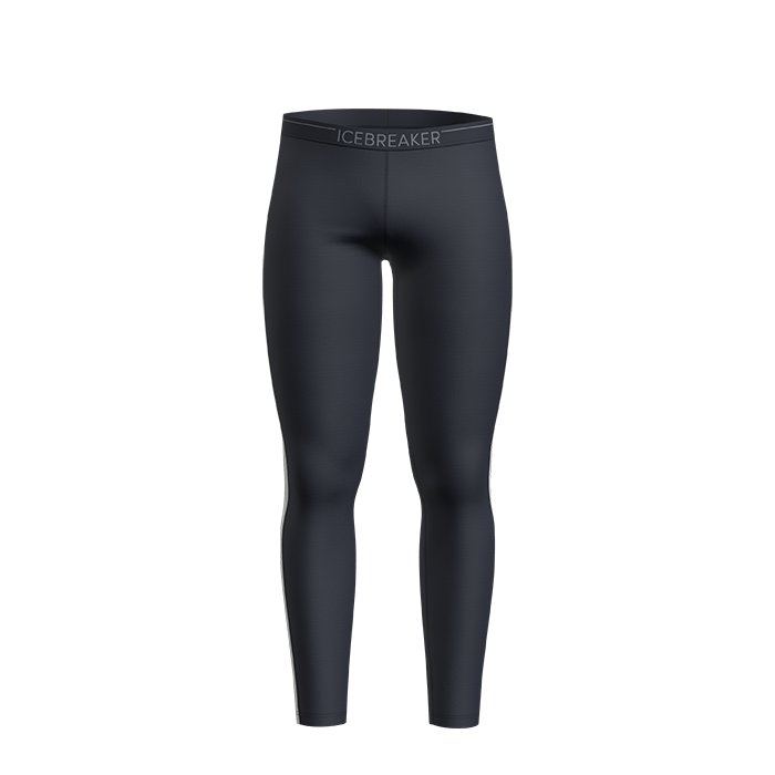 Icebreaker Men's Merino 200 Sonebula Thermal Leggings Midnight Navy/Snow
