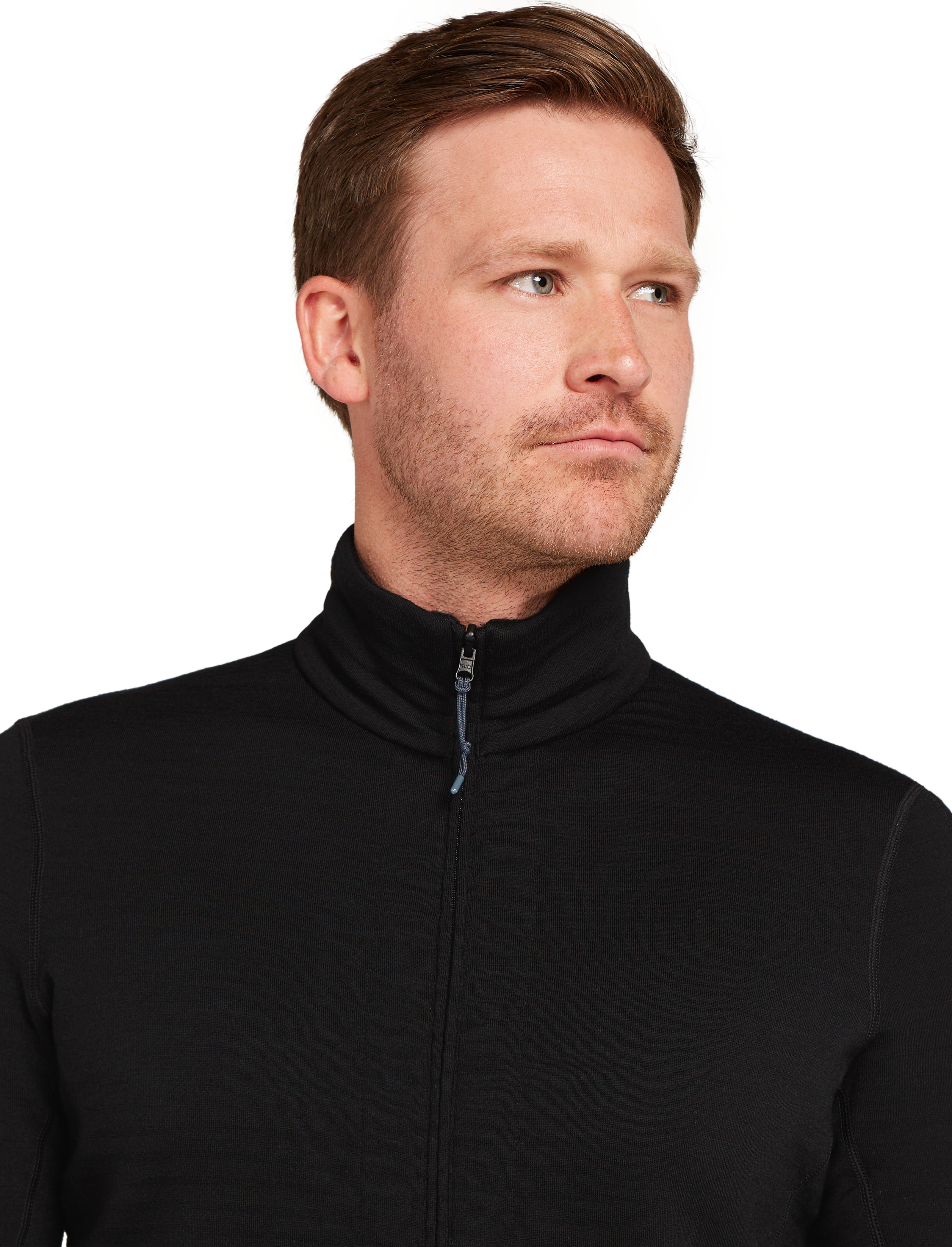 Icebreaker Men's Merino 400 Realfleece Descender Longsleeve Zip