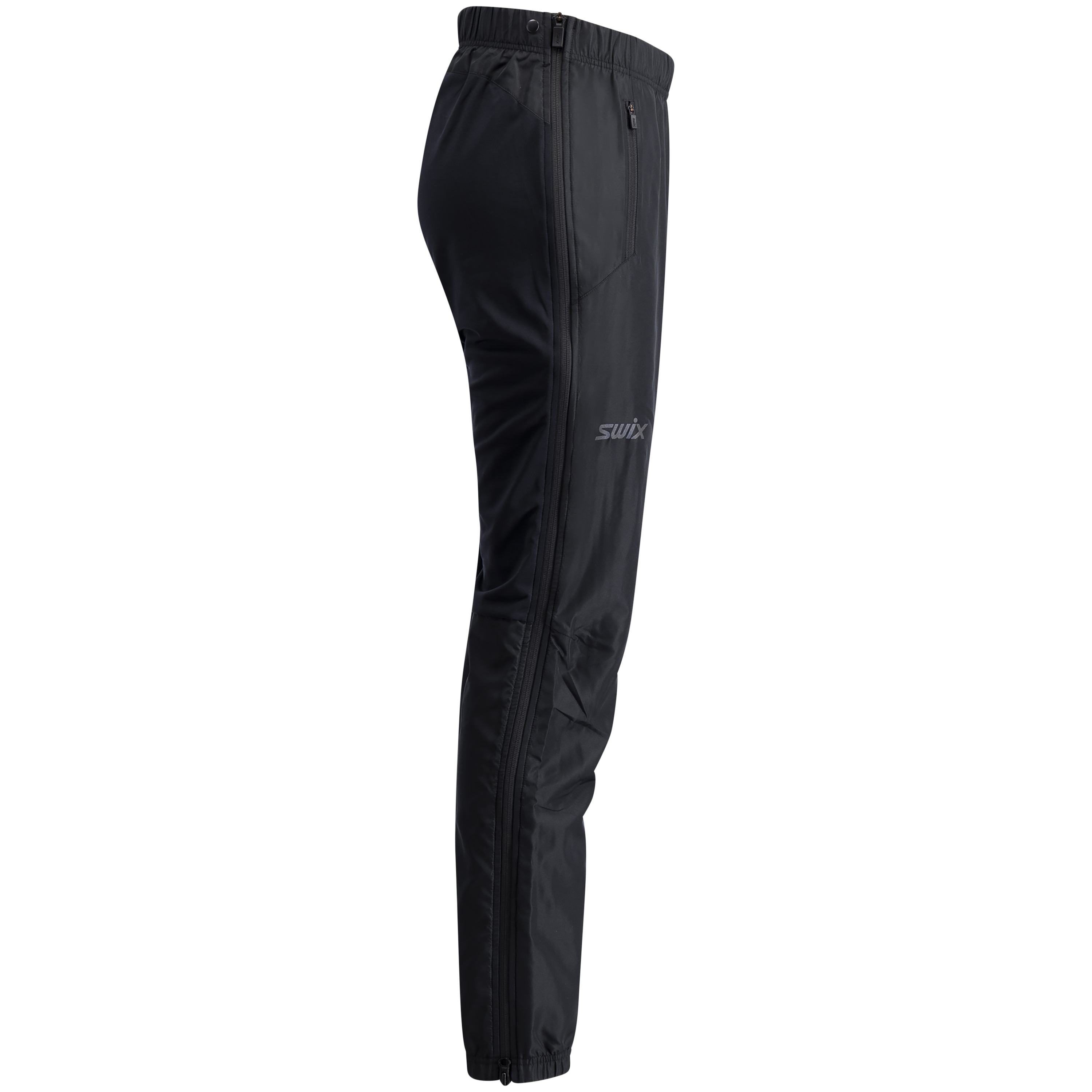 Swix Infinity Hybrid Wind Full Zip Pants W Black