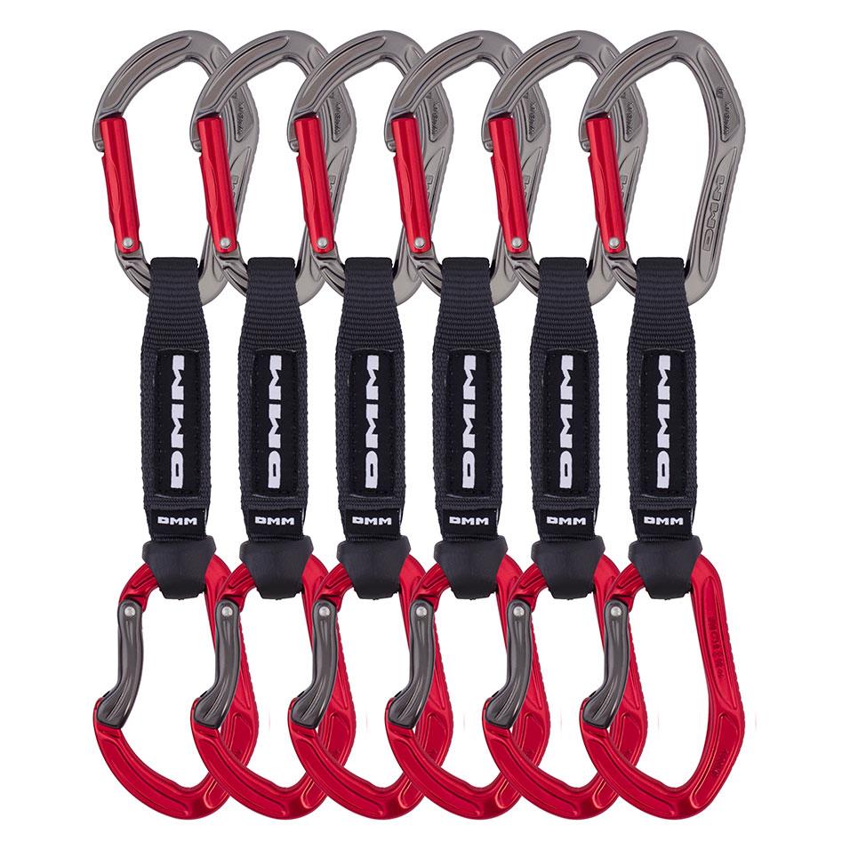 DMM Alpha Sport Quickdraws 12 cm 6 Pack Red
