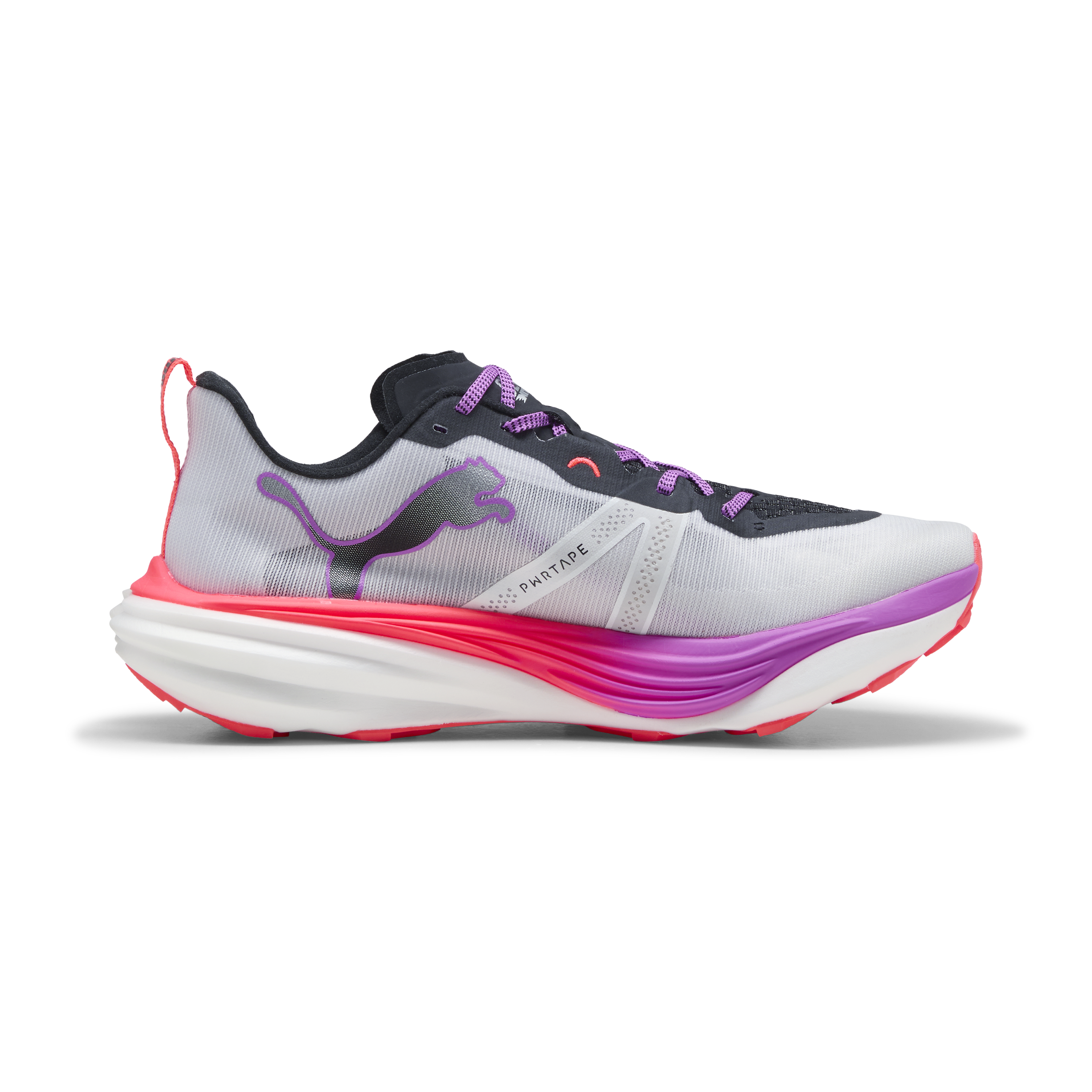 Puma Deviate Nitro Elite Trail Puma White-glowing Red-pure Magenta