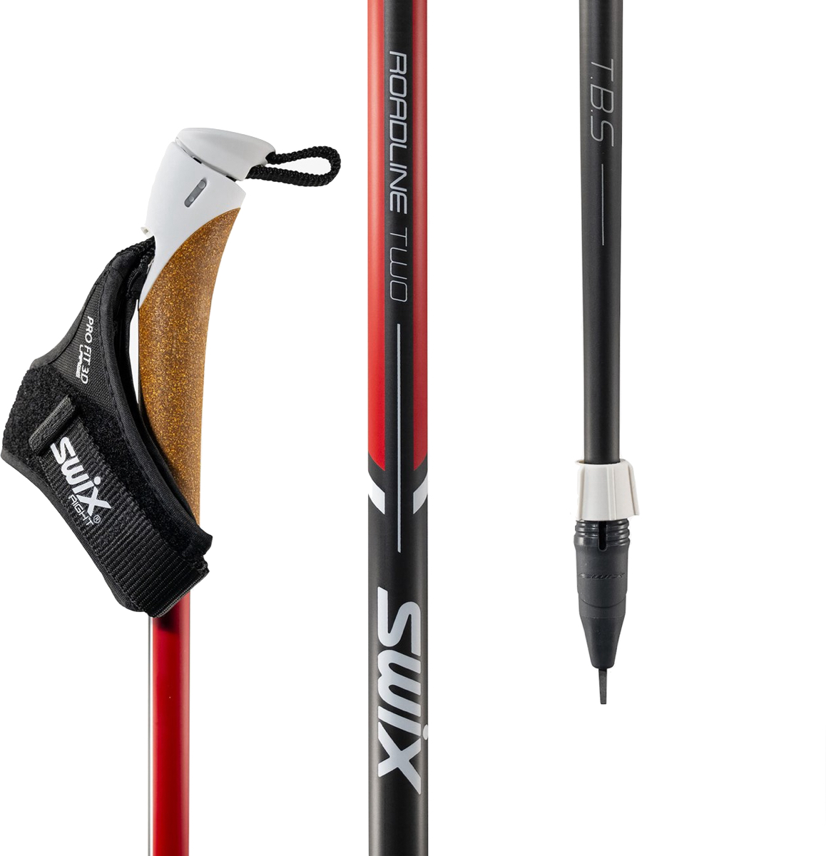 Swix Roadline 2 Pole Red/Black