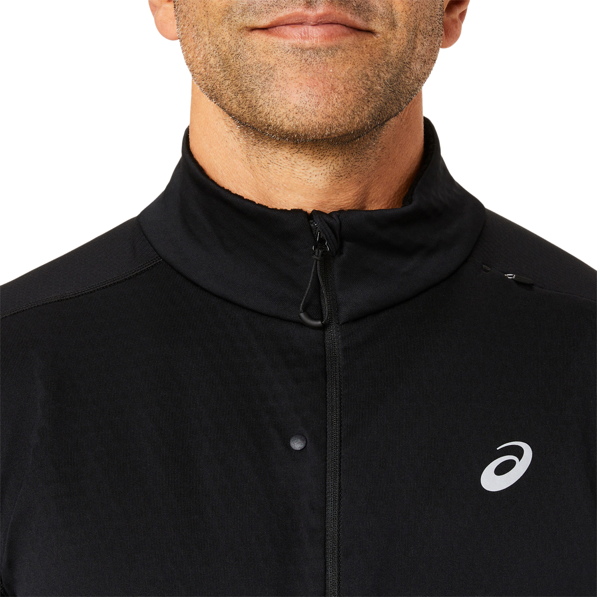 Asics Road Winter 1/2 Zip Mid Layer Performance Black