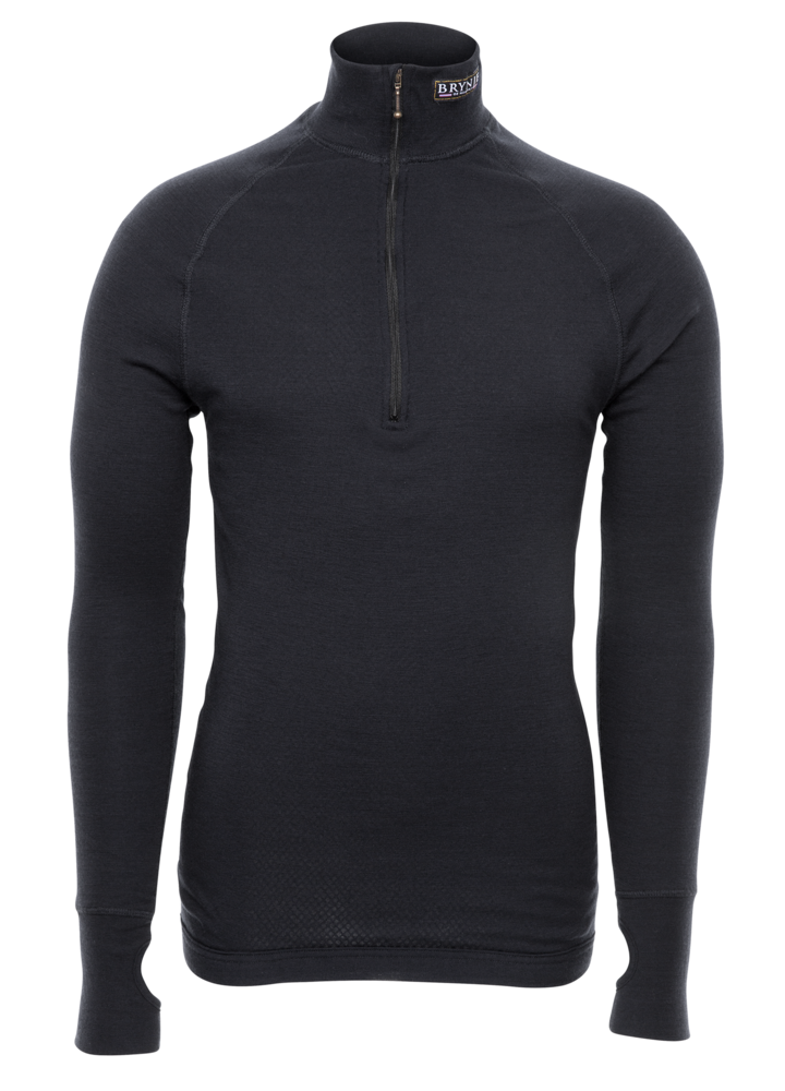 Brynje Arctic Zip Polo 3/4 Neck Navy