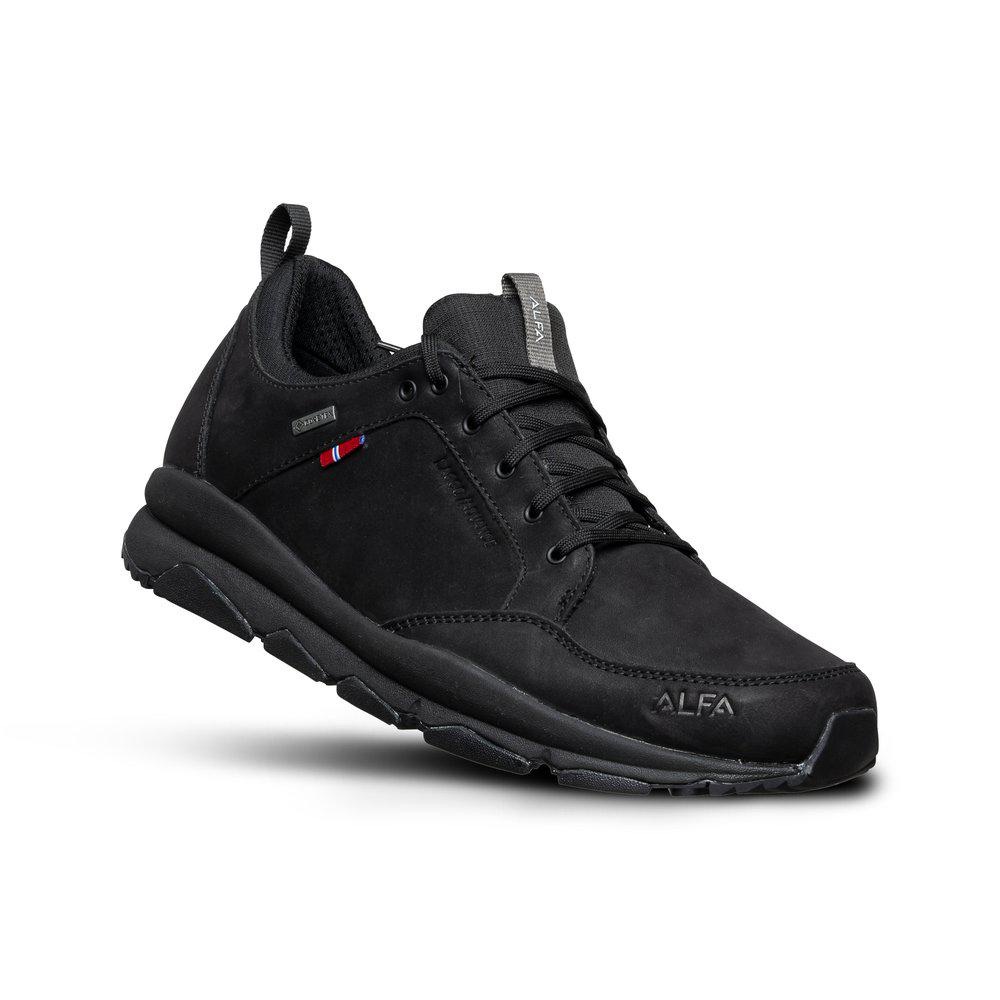 Alfa Women's Laggo Leather Advance GORE-TEX Black