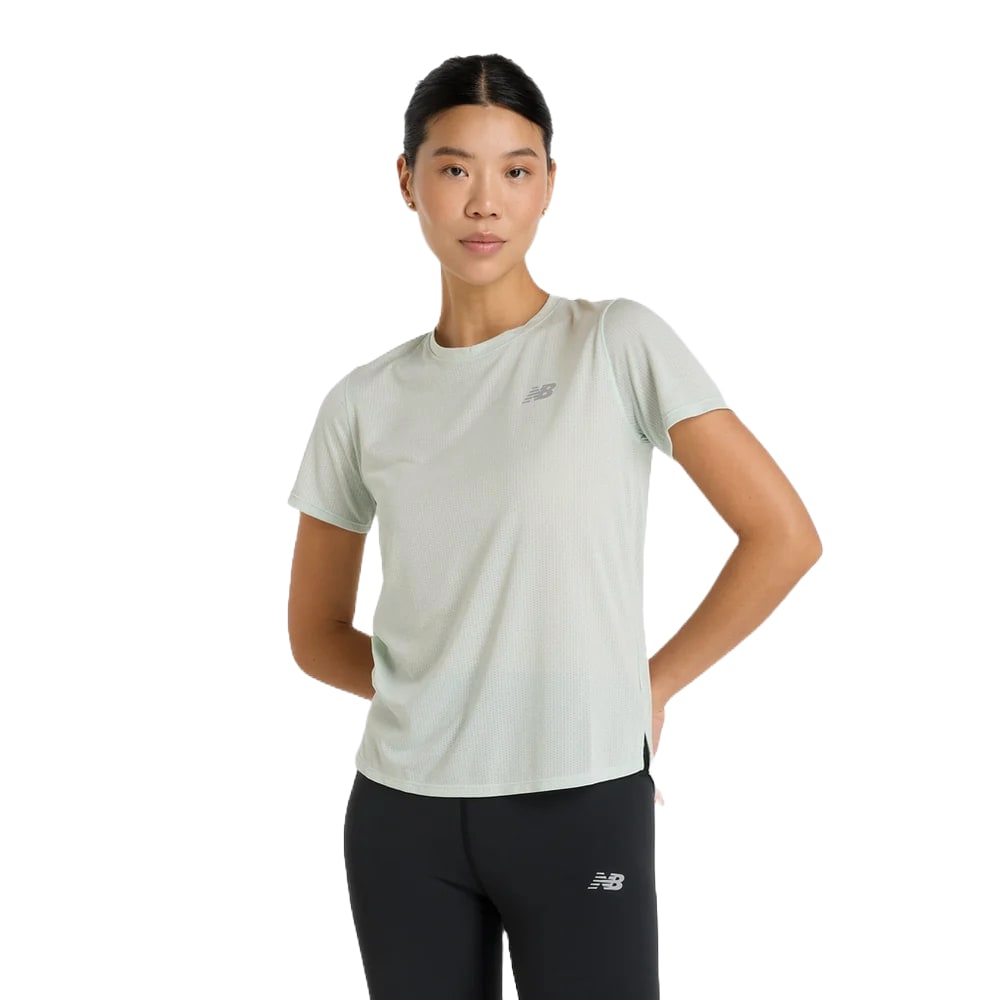 New Balance Women's Athletics T-Shirt Clay Ash Heather