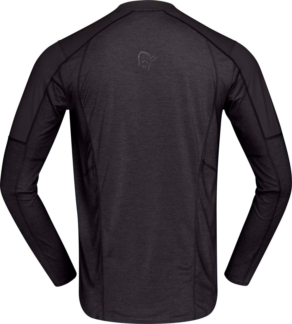 Norrøna Men's Senja Equaliser Lightweight Long Sleeve Caviar
