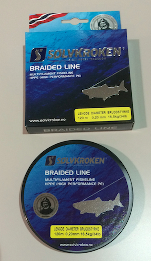 Sølvkroken Sølvkroken braided line 0,20mm 120m
