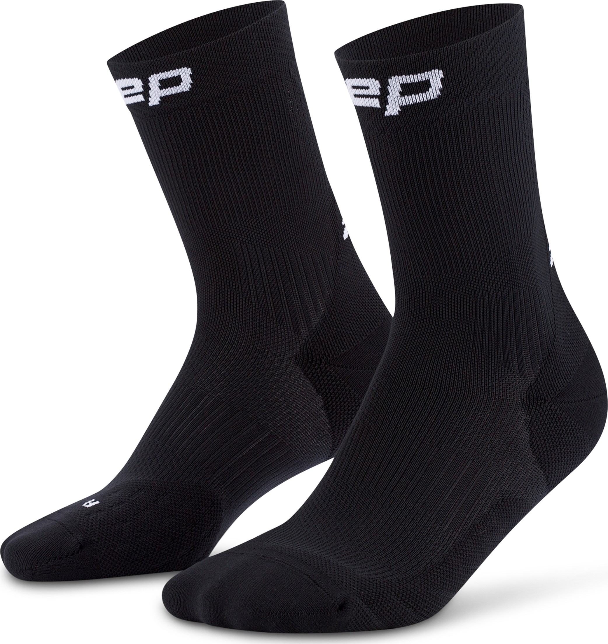 CEP Women's Run Socks Mid Cut 5.0 Black