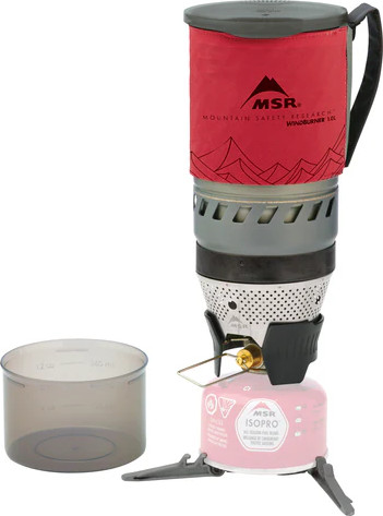 MSR WindBurner Personal Stove System Red