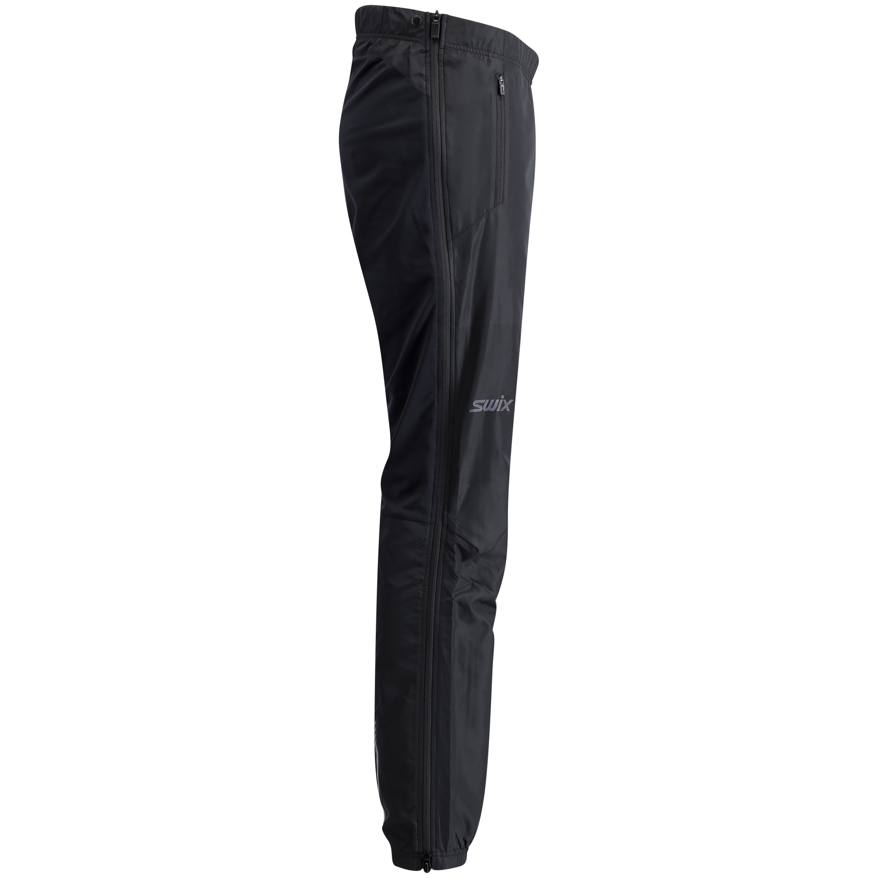 Swix Infinity Hybrid Wind Full Zip Pants M Black