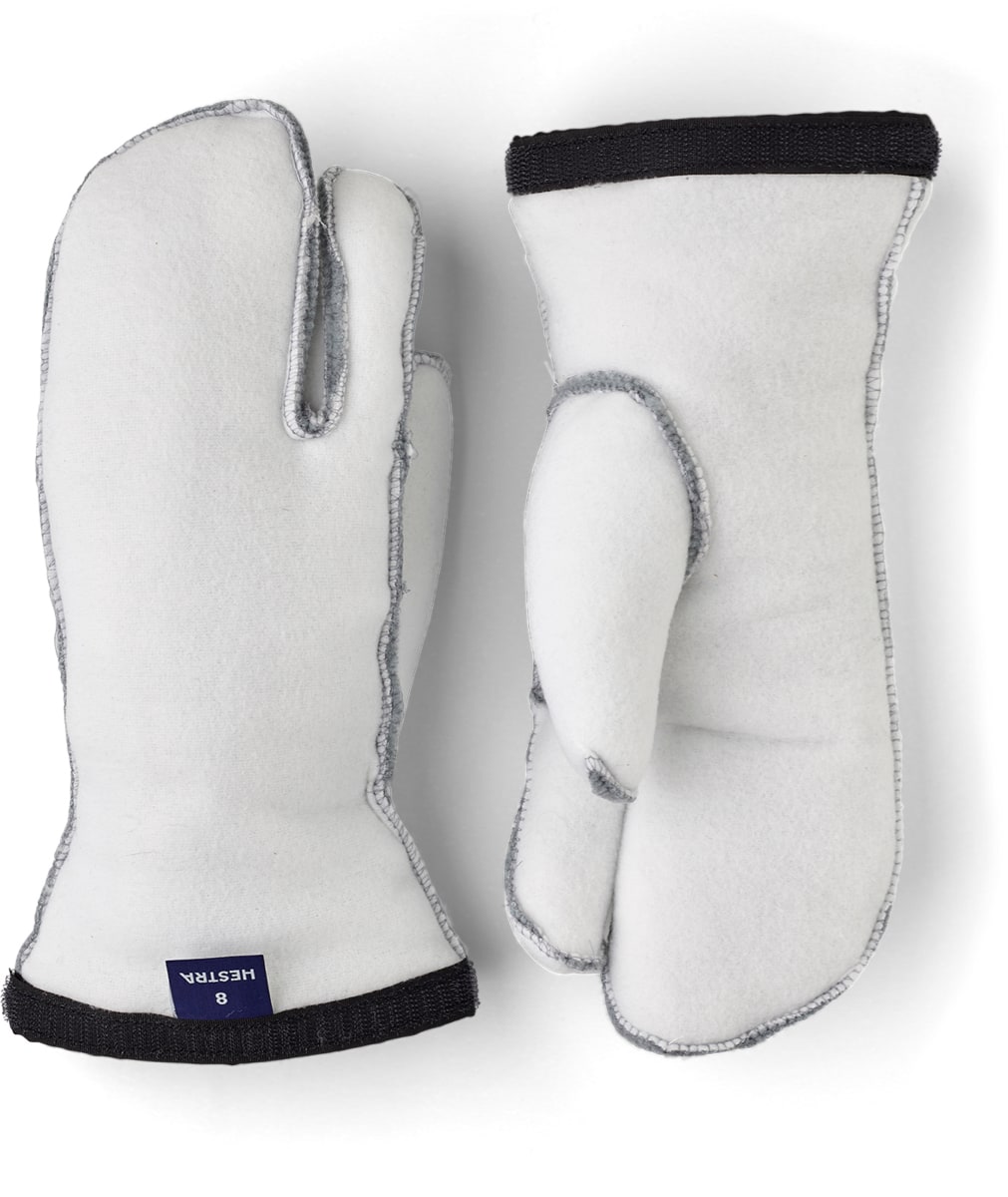 Hestra Foder Quallofil Långt 3-Finger Offwhite