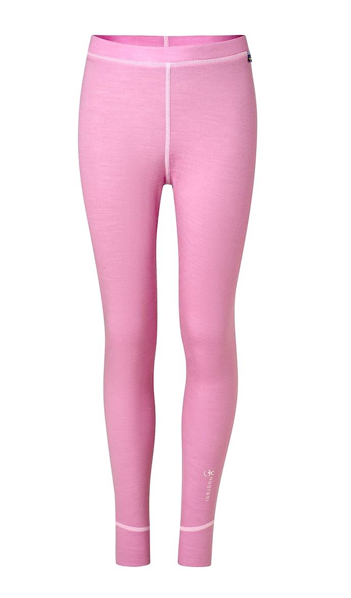 Isbjörn of Sweden Kids' Husky Longjohn Baselayer Frostpink