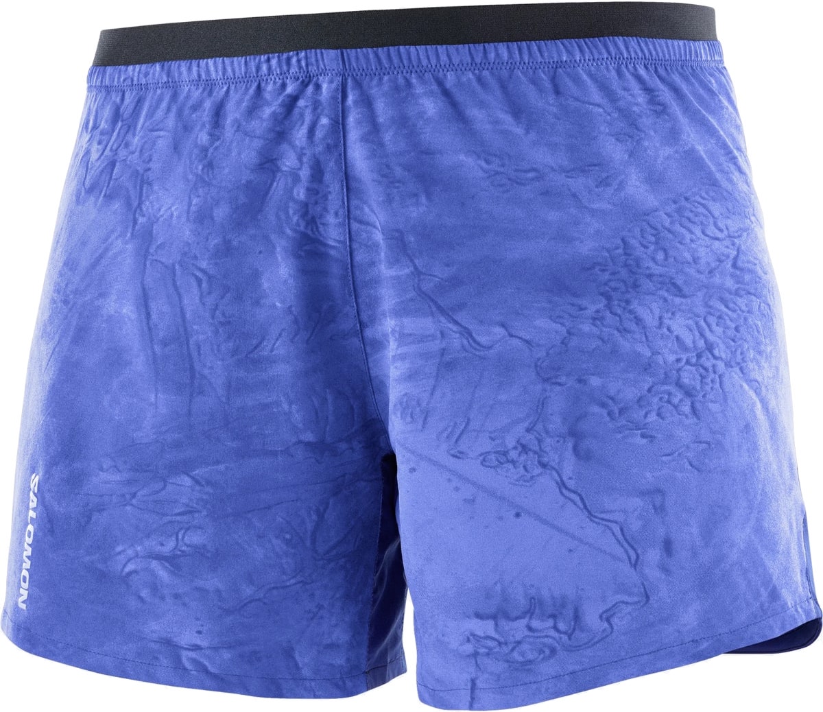 Salomon Women's Cross 5'' Shorts Chambray Blue/Ao/Surf The Web