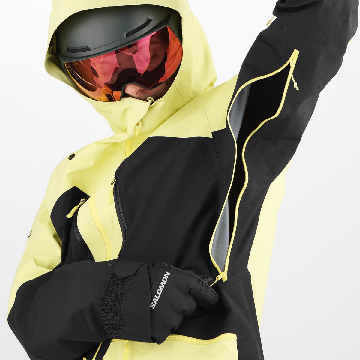 Salomon Qst Gore-Tex Pro Jacket M Deep Black/Charlock/
