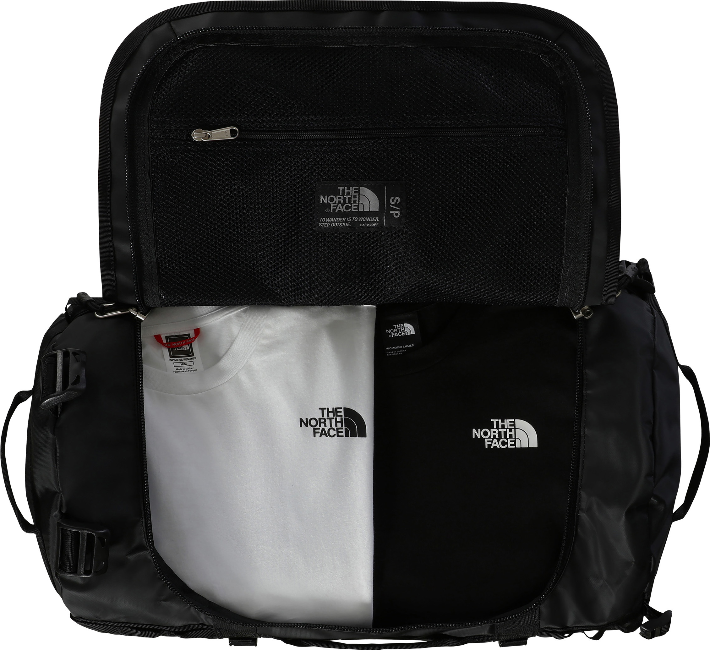 The North Face Base Camp Duffel - S TNF Black/TNF White
