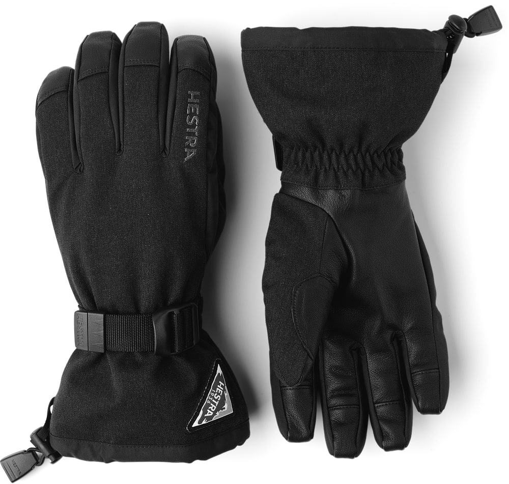 Hestra Powder Gauntlet 5-Finger Black
