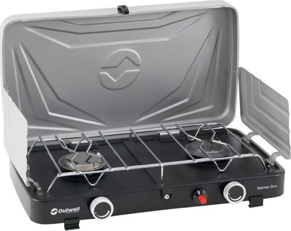 Outwell Katmai Duo Stove Silver Grey