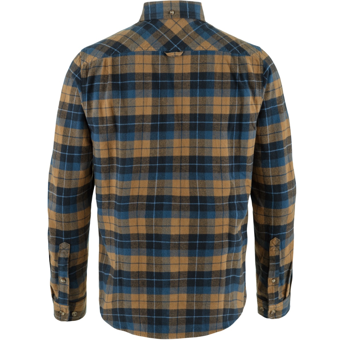 Fjällräven Men's Singi Heavy Flannel Shirt Dark Navy/Buckwheat Brown