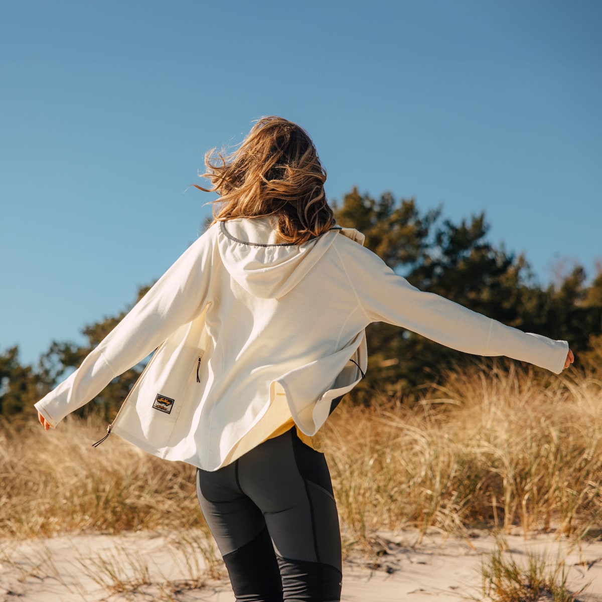 Lundhags Tived Merino Hoodie W Chalk White