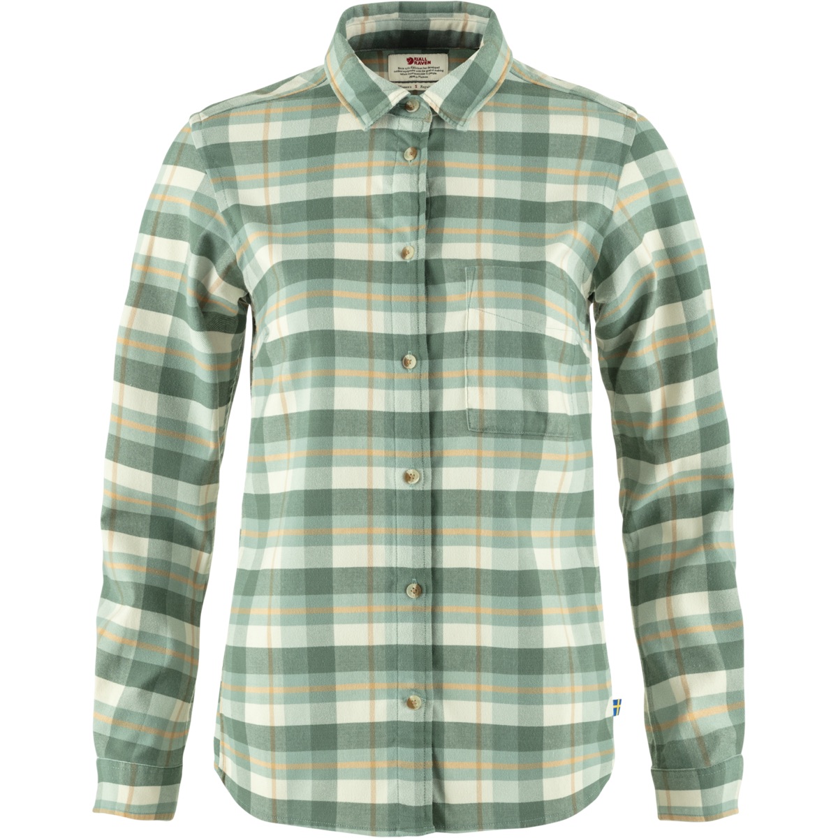 Fjällräven Singi Fjäll Shirt W Patina Green-Chalk White