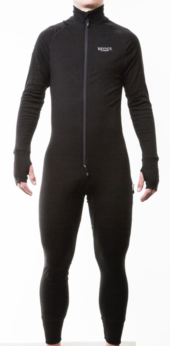 Brynje Unisex Arctic XC-Suit with Drop Seat Black