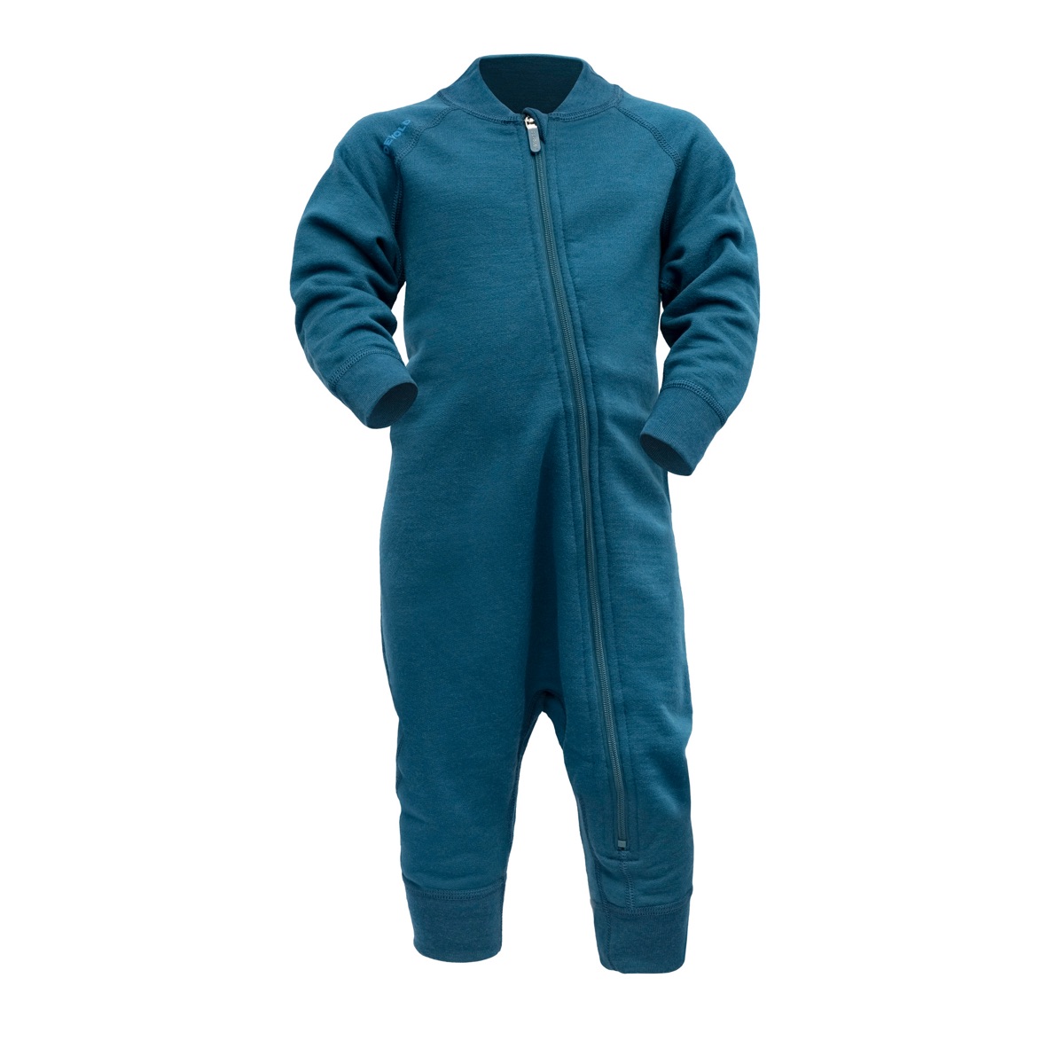 Devold Nibba Merino Playsuit Baby Beetroot Melange