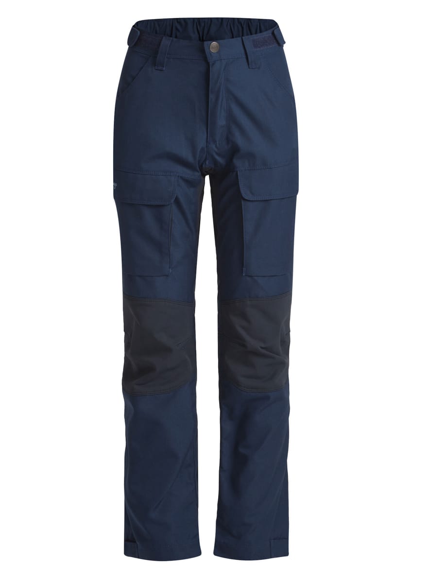 Lundhags Juniors' Fulu Rugged Stretch Hybrid Pant Light Navy/Deep Blue