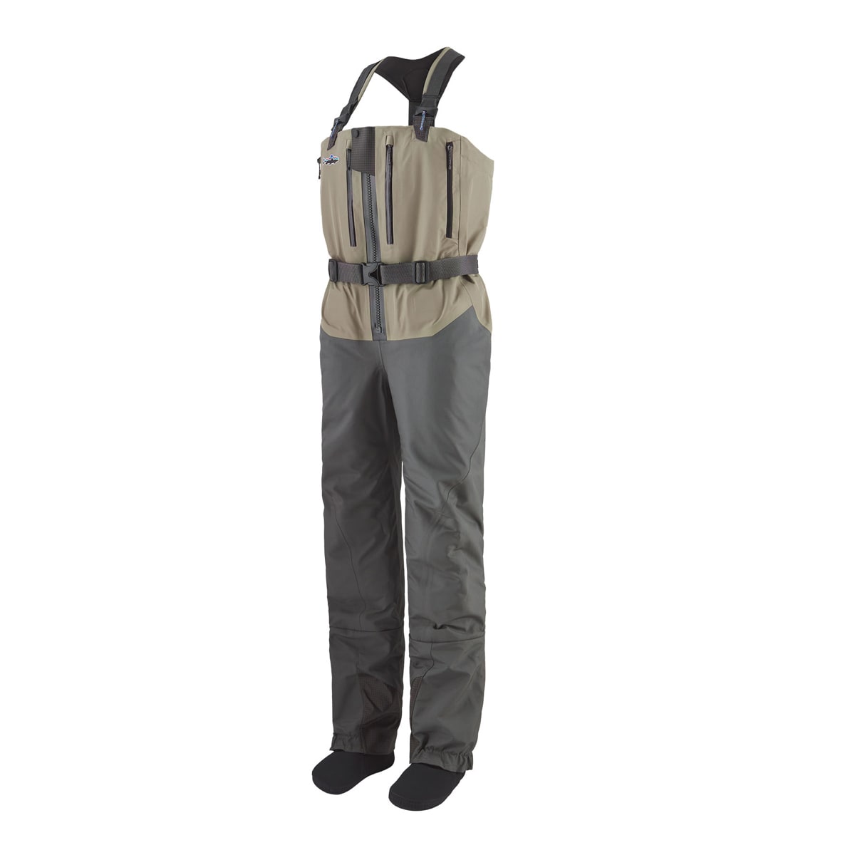 Patagonia W's Swiftcurrent Expedition Zip Front Waders River Rock Green
