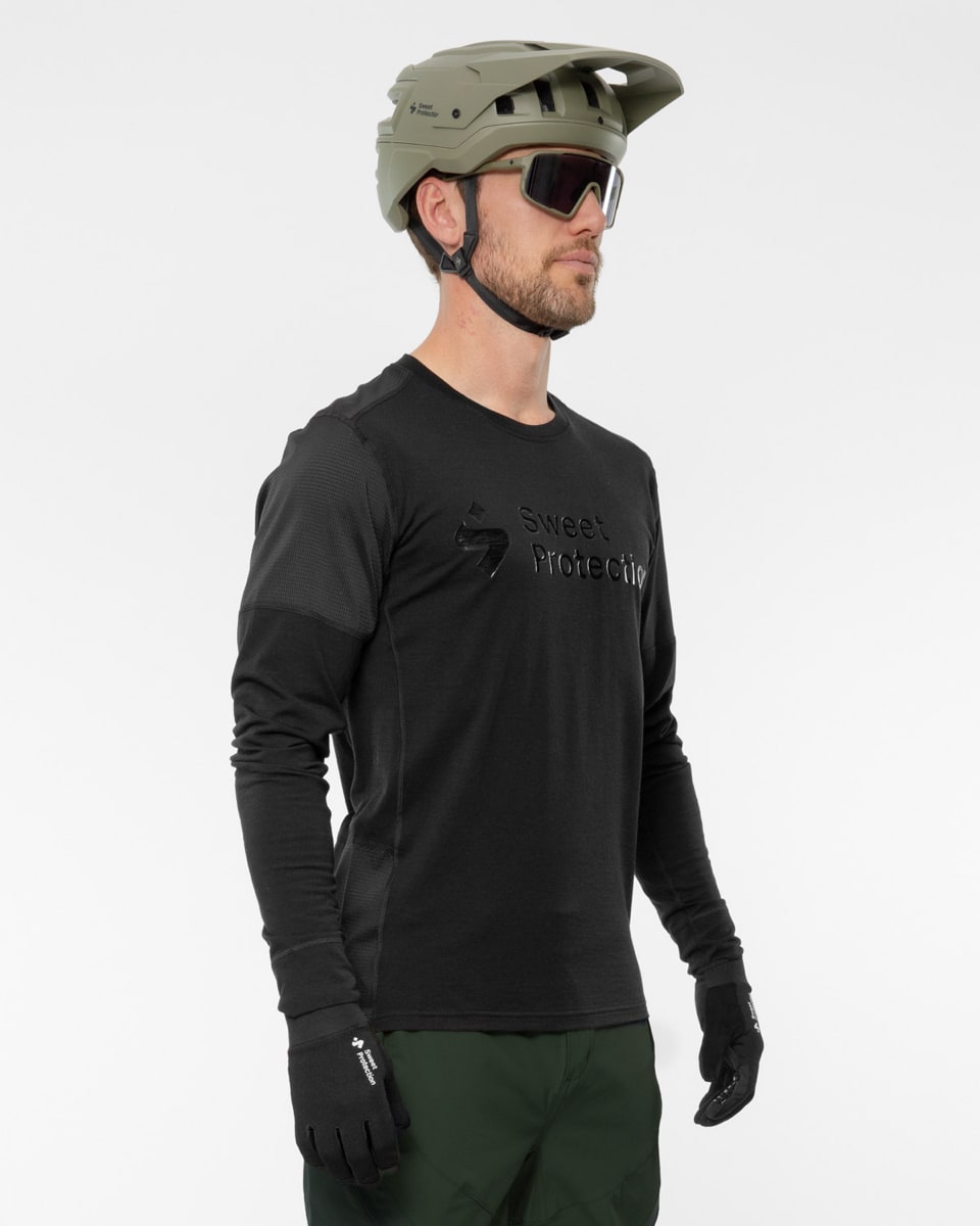 Sweet Protection Hunter Merino Hybrid LS Jersey M Black