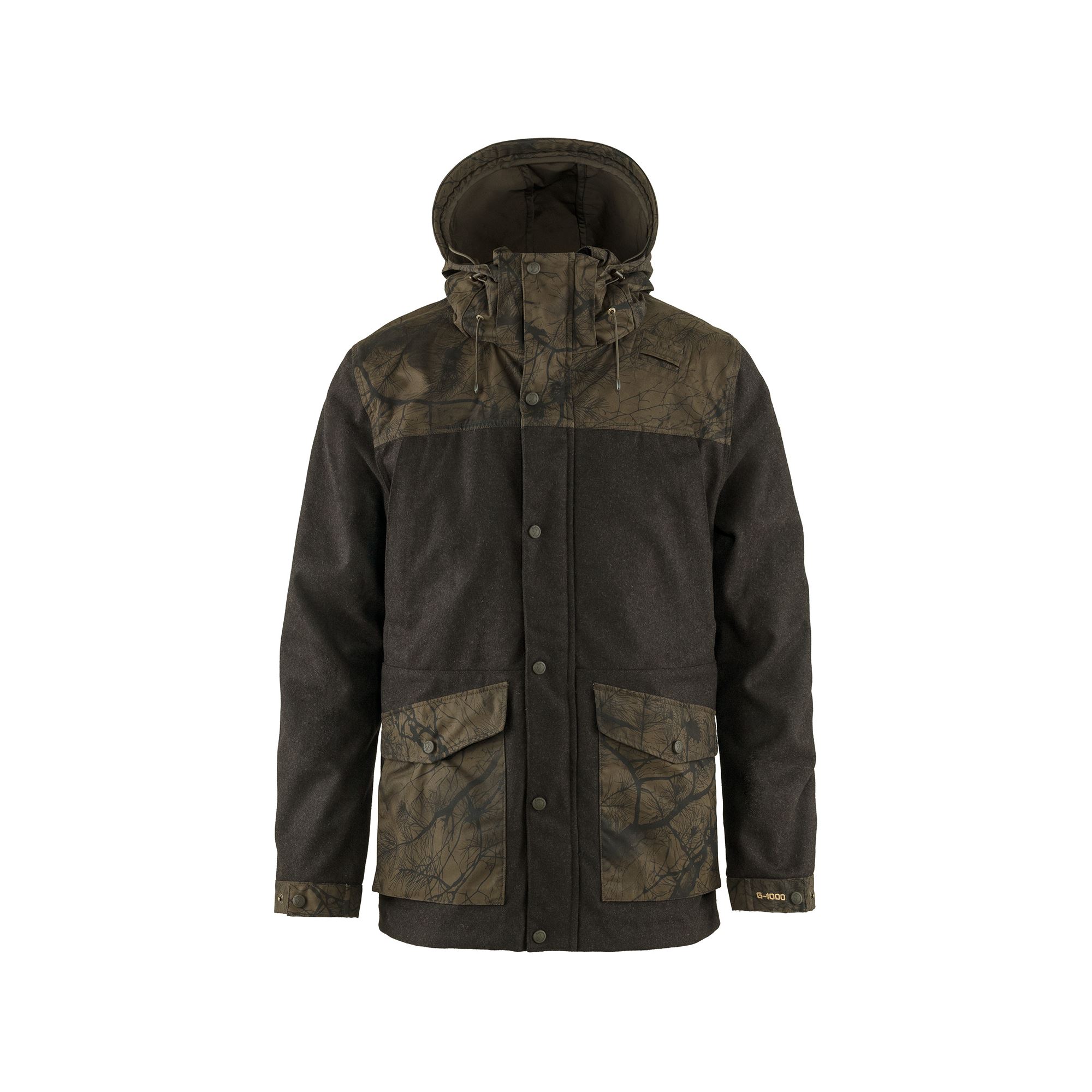 Fjällräven Men's Värmland Wool Jacket Dark Olive/Dark Olive