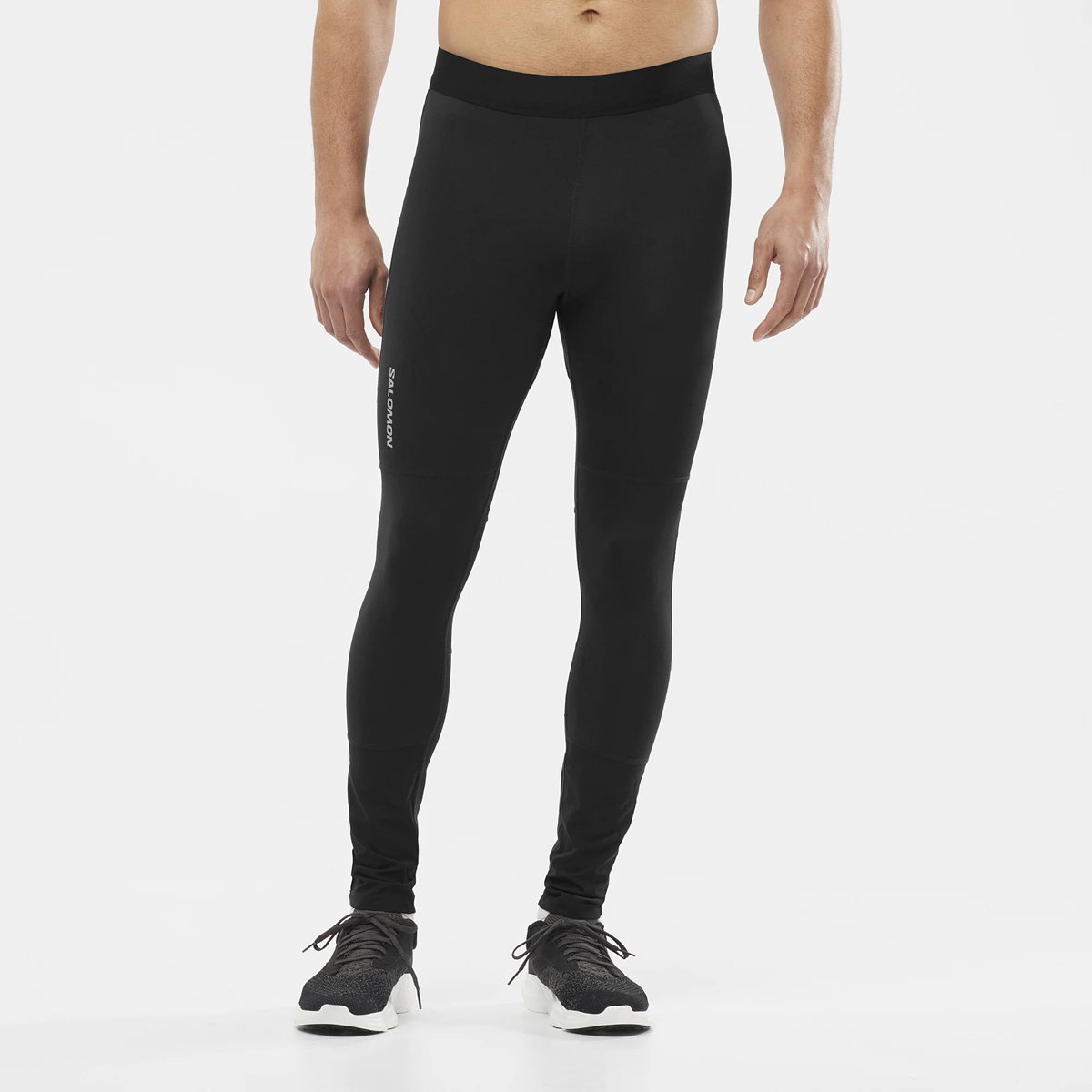 Salomon Men's Cross Run Tight Deep Black