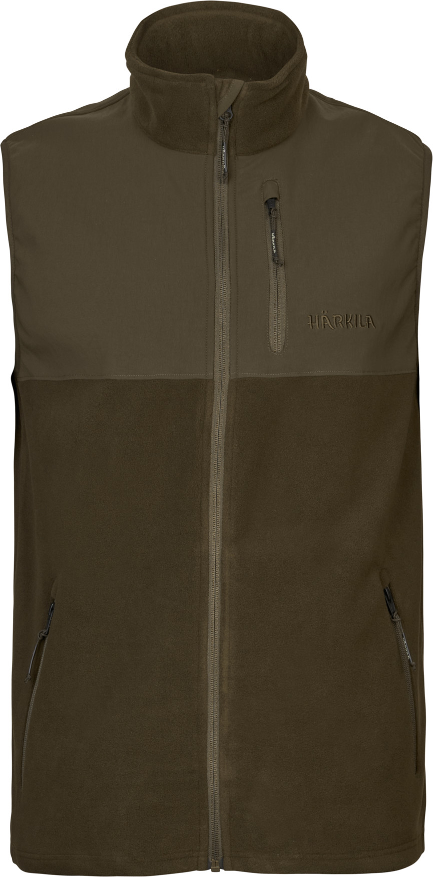 Härkila Men's Fjell Fleece Vest Hunting Green/willow Green