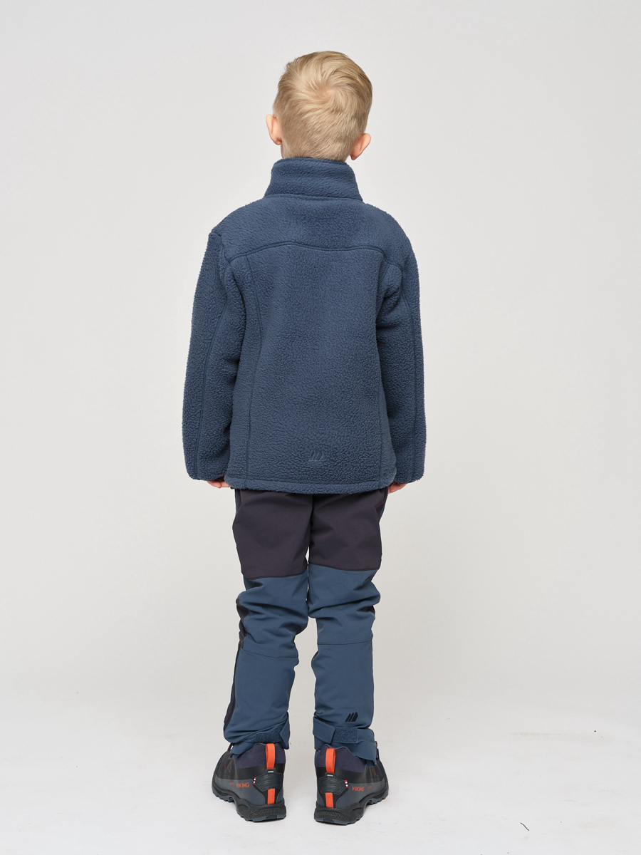 Skogstad Juniors' Leirbekk Pilefleece Jacket Dark Denim