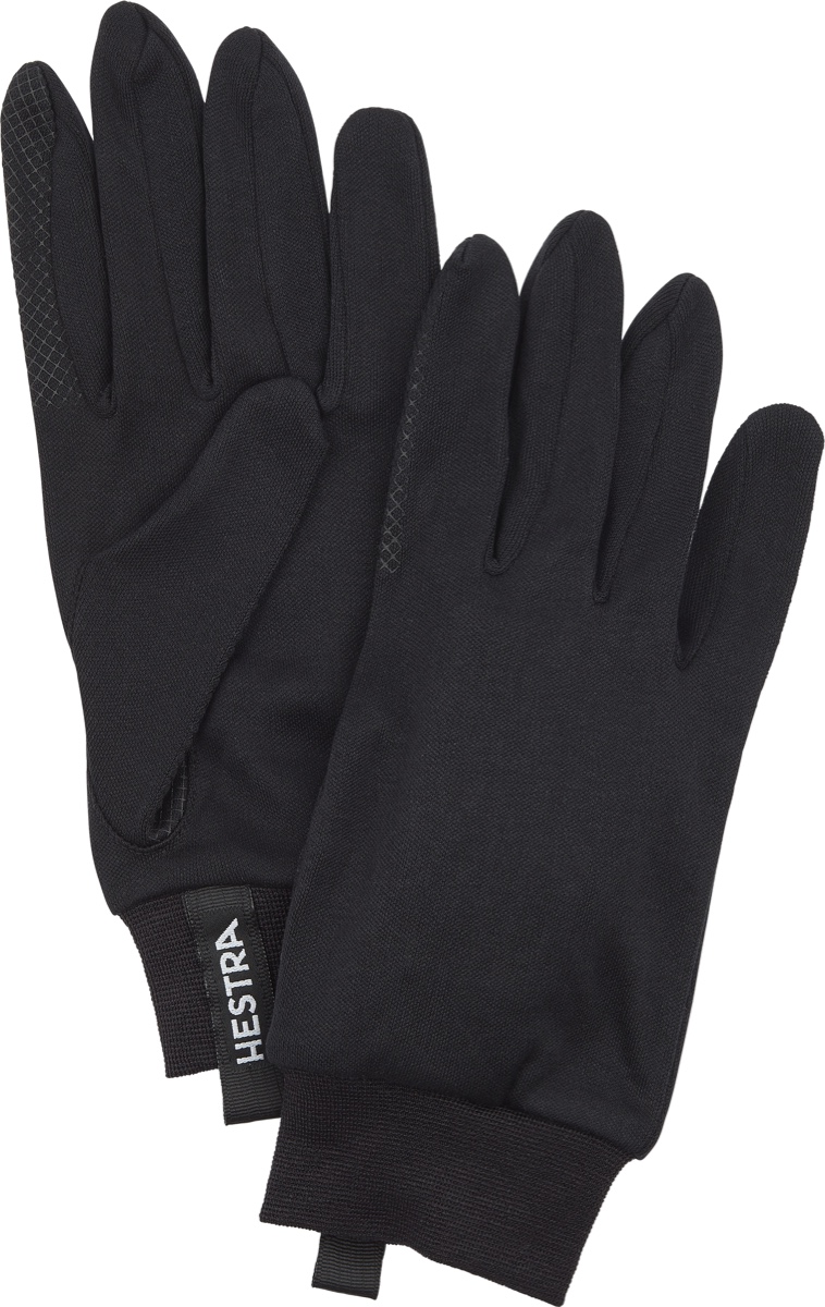 Hestra Silk Liner Touch Point - 5 Finger Black