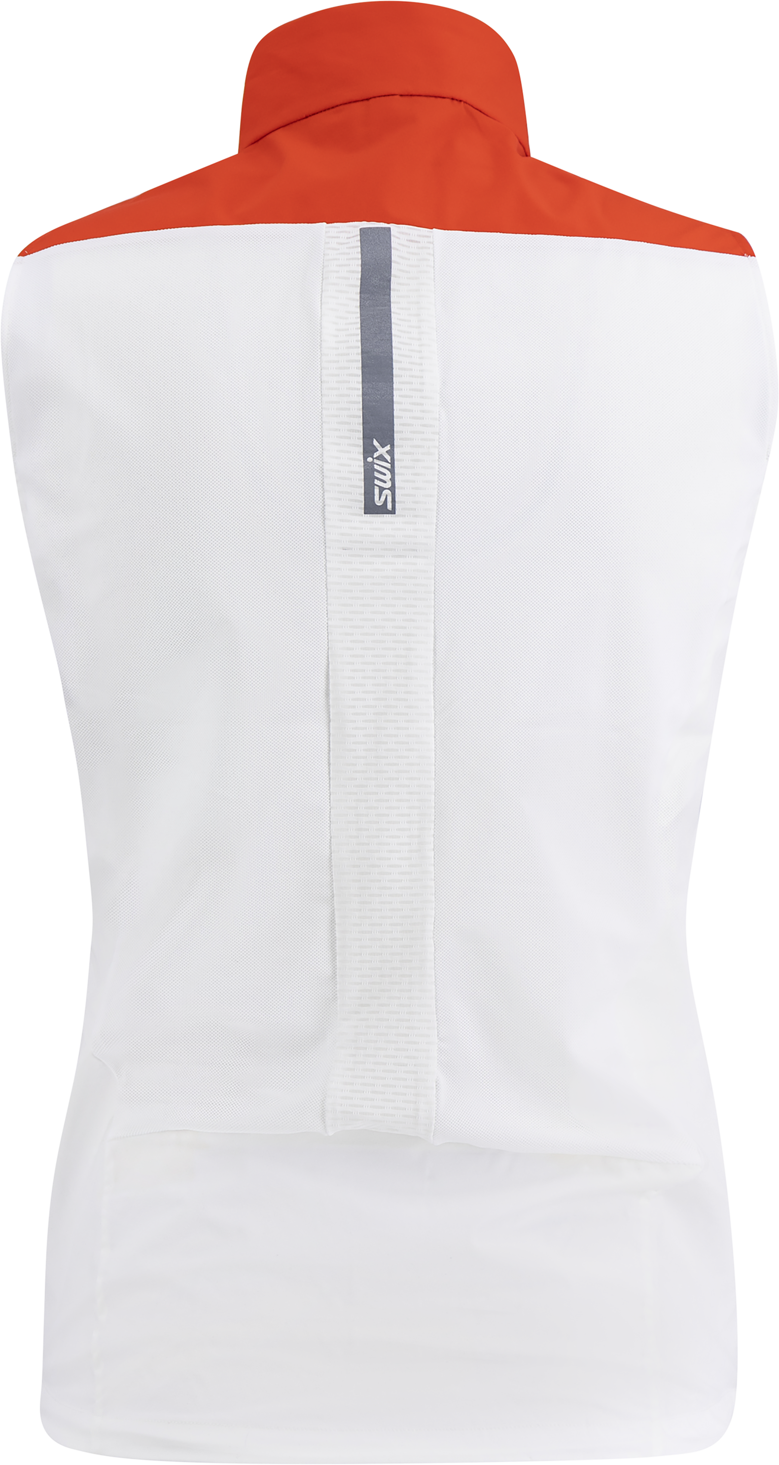 Swix Men's Roadline Wind Vest Bright White/Fiery Red