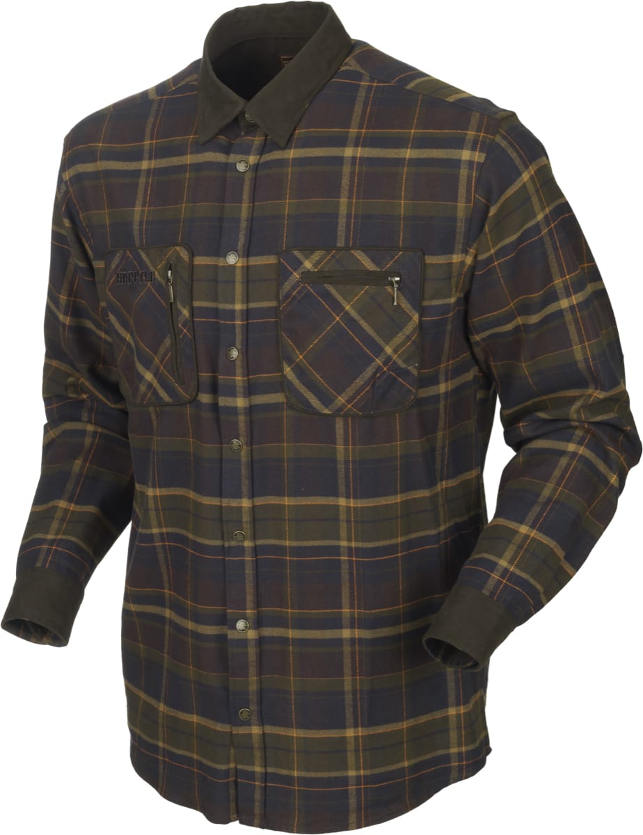 Härkila Men's Pajala Shirt Mellow Brown Check