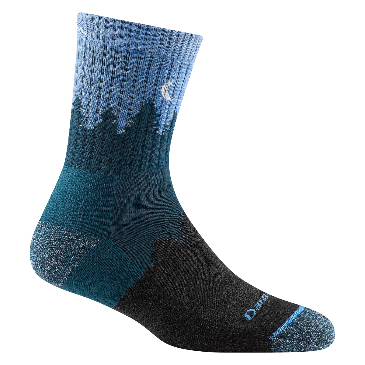Darn Tough Women's Treeline Micro Crew Cushion Light Denim