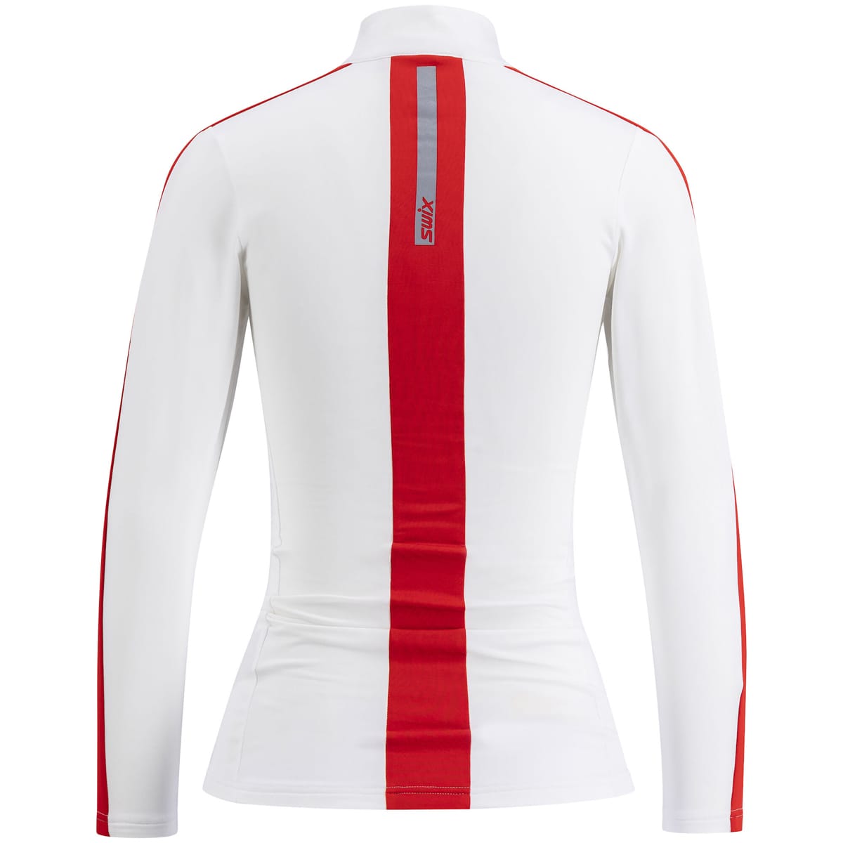 Swix Roadline Nts Half Zip Baselayer Top W Bright White/Fiery Red