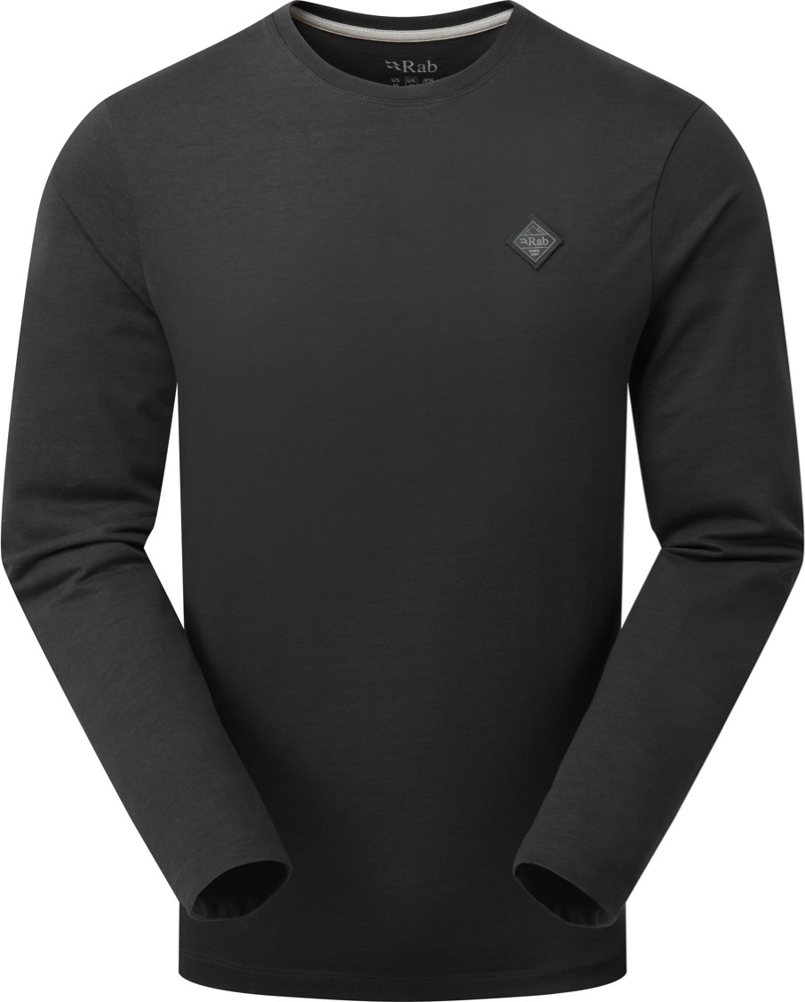 Rab Basecamp Logo Badge Ls Tee Beluga