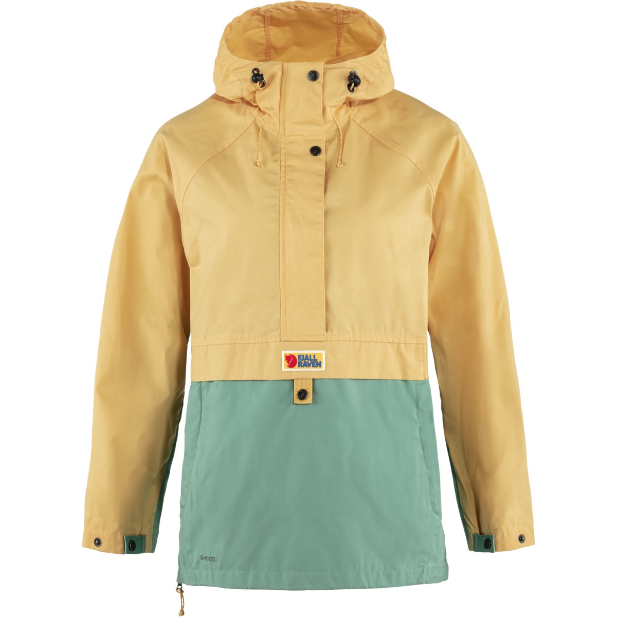 Fjällräven Women's Vardag Anorak Mais Yellow-Aloe Green