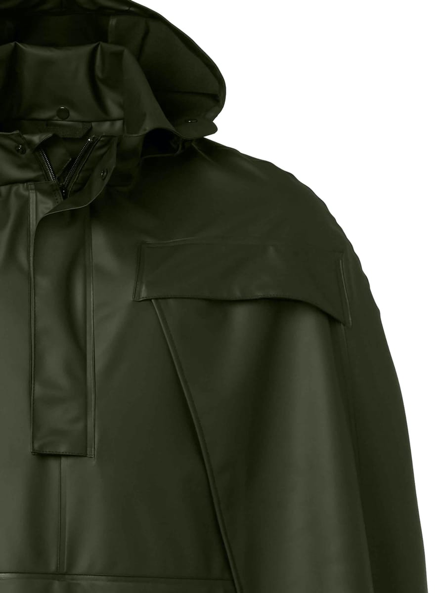 Chevalier Men's Stratus Rain Poncho Dark Green