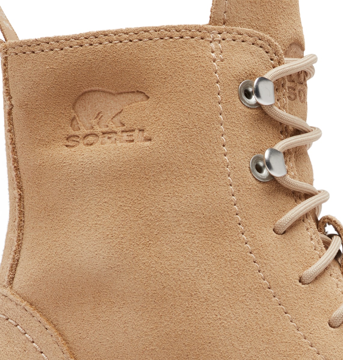 Sorel Hi-Line Lace Canoe, Caribou Beige