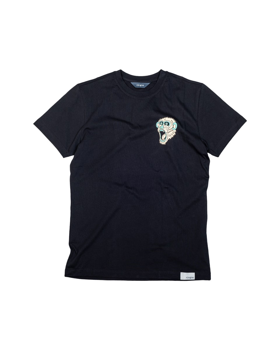 Rúngne Monkey Index Tee Regular Fit Black