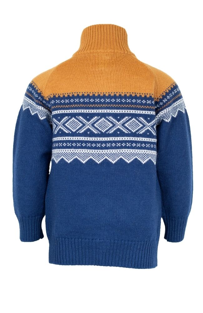 Marius Kids Kids' Wool Sweater with Zip Stellar