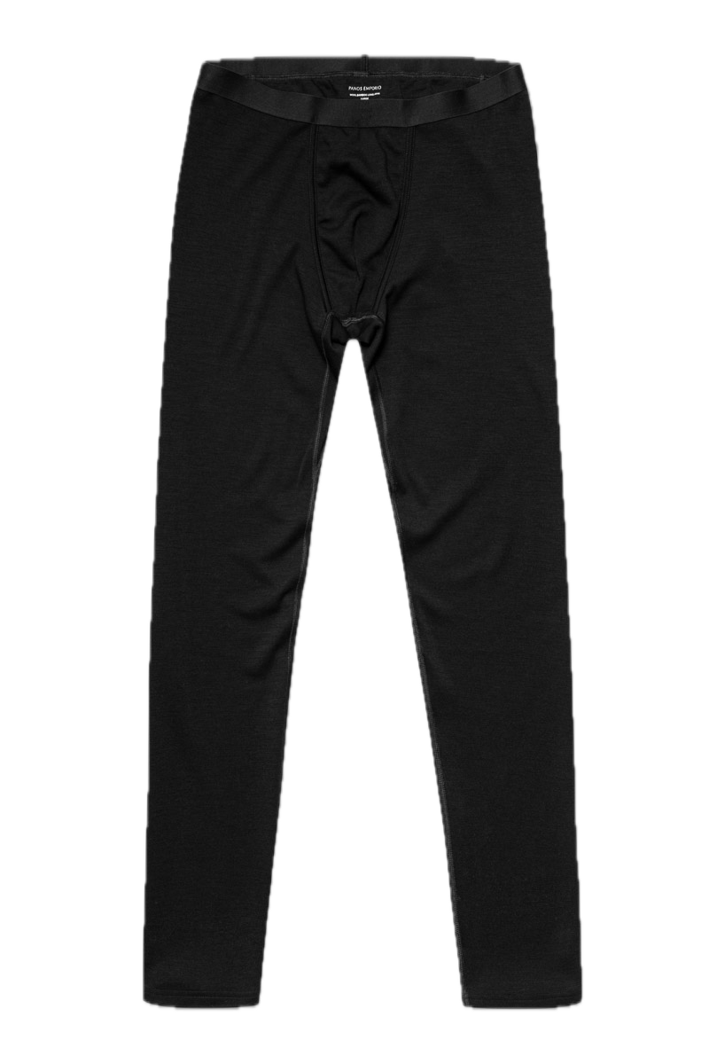 Panos Emporio Pe Wool Bamboo Long John Black