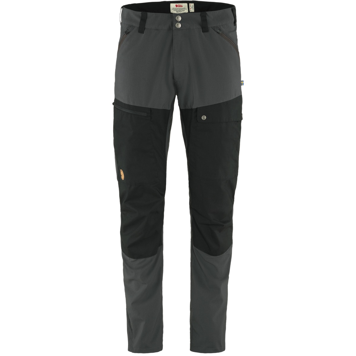 Fjällräven Men's Abisko Midsummer Trs Reg Dark Grey-Black
