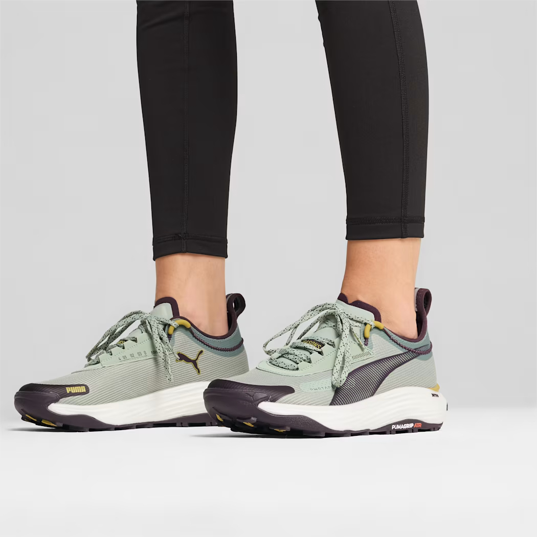 Puma Voyage Nitro 3 Tech Wns Green Fog-midnight Plum-golden Fog