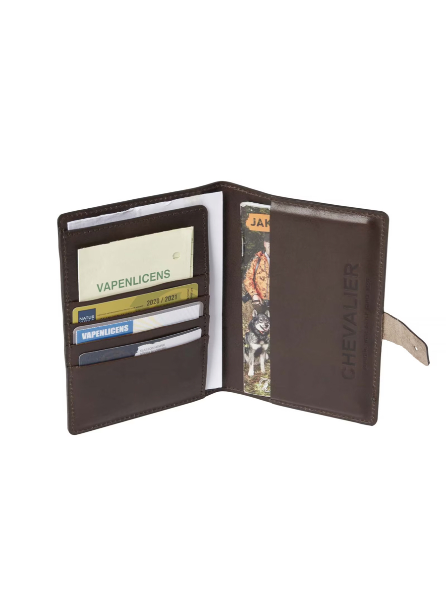 Chevalier Hunting Passport Pocket Leather Brown