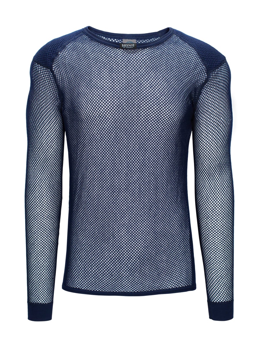 Brynje Unisex Super Thermo Shirt with Shoulder Inlay Black
